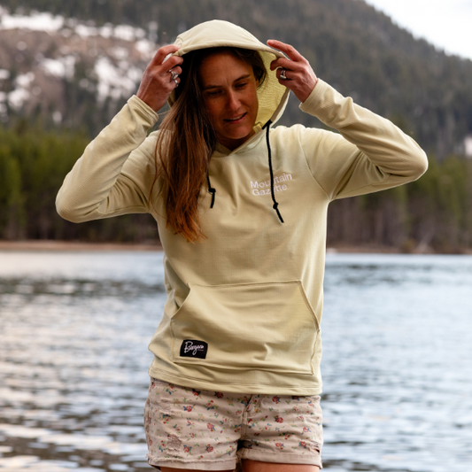 Burgeon x Mountain Gazette Hiser "Go Higher" Hoodie - Women's