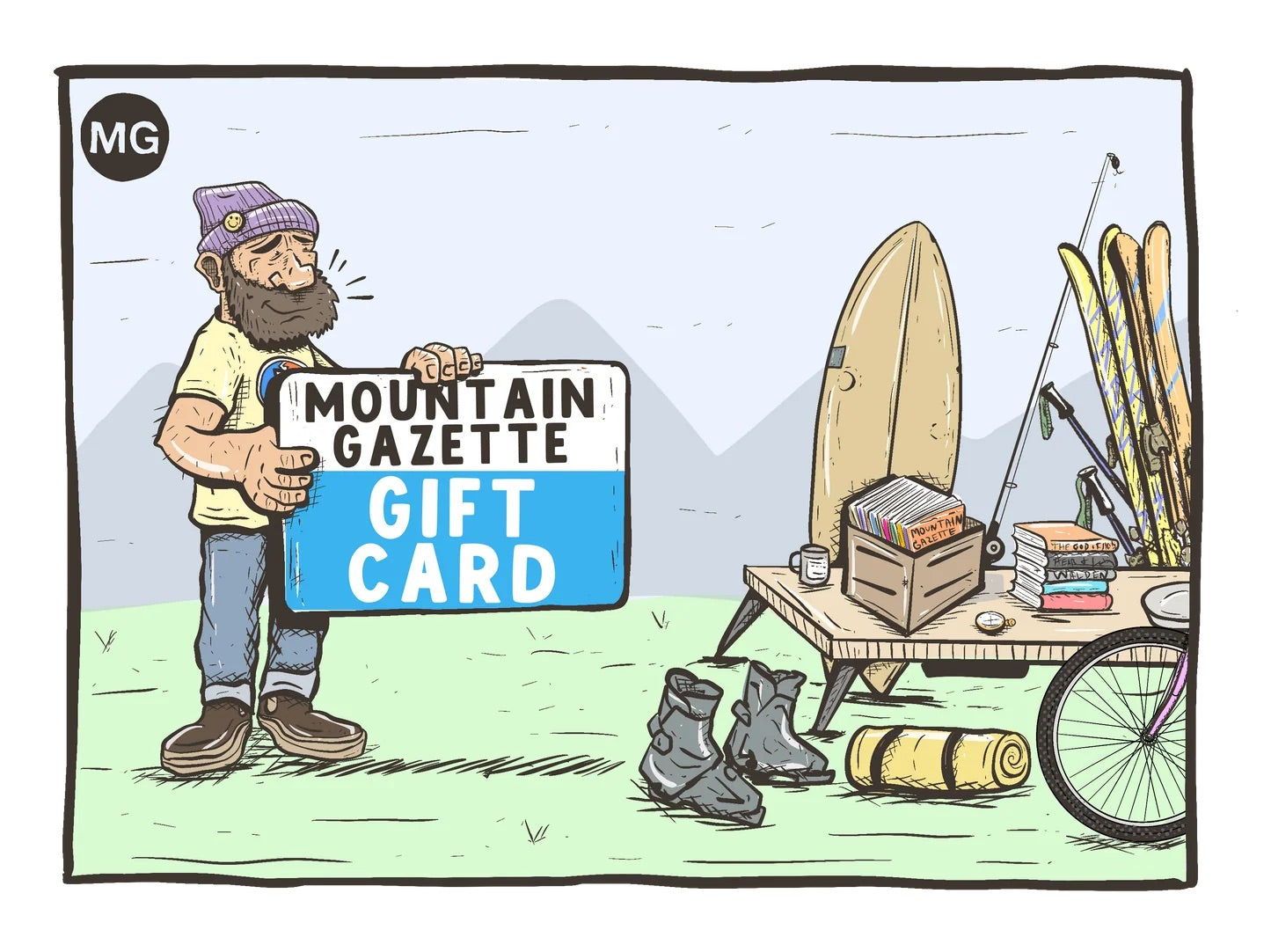 Mountain Gazette Gift Card - Thank You