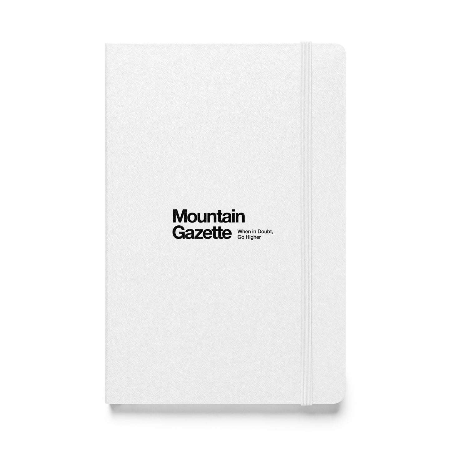 Hardcover bound notebook