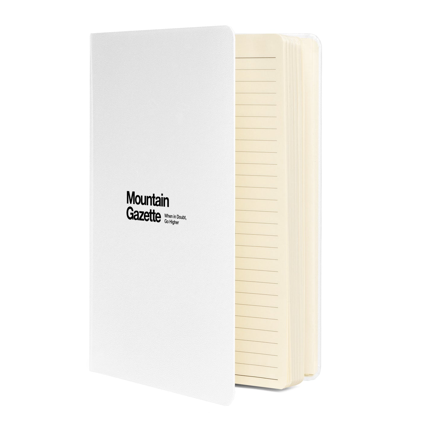 Hardcover bound notebook