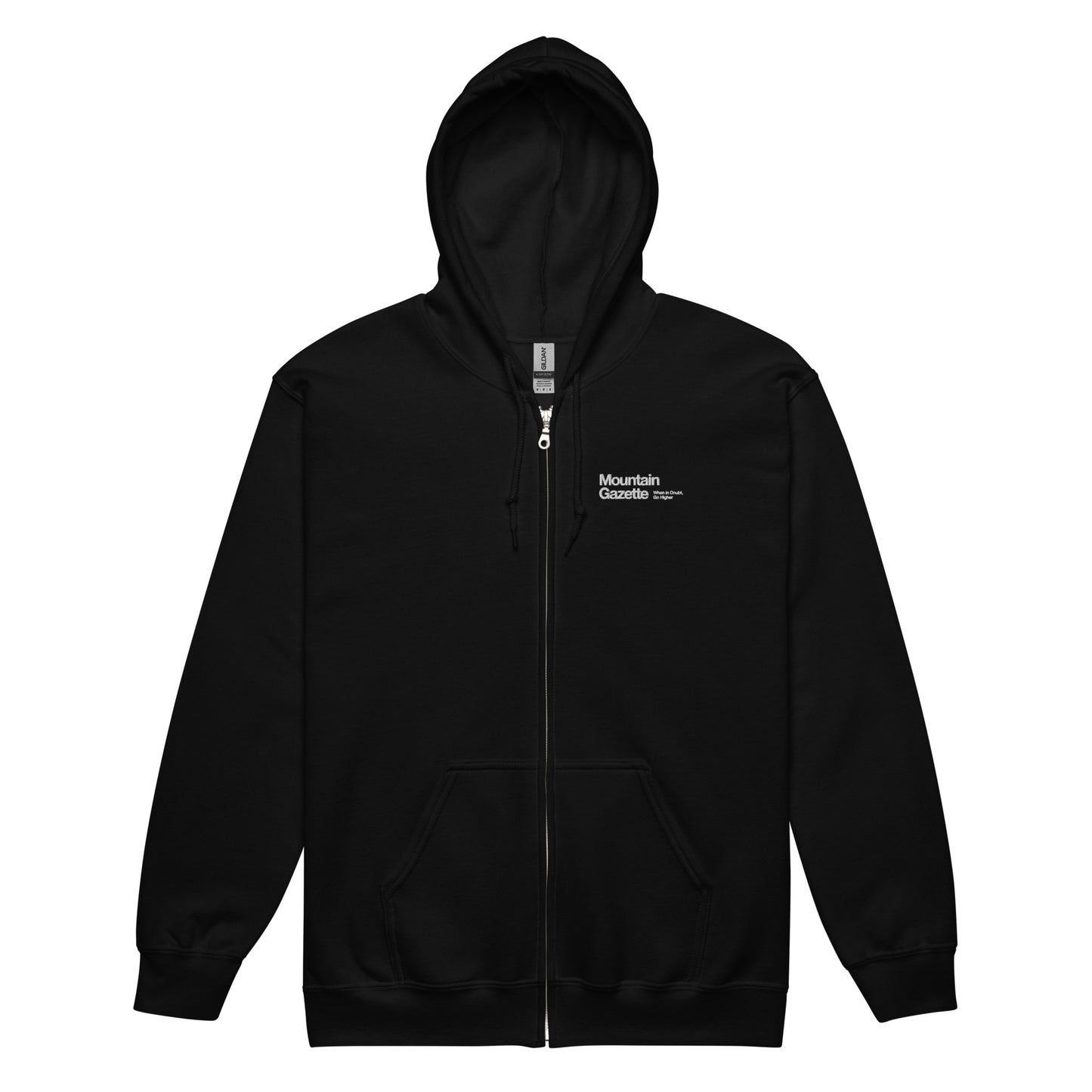 Heavy Logo Zip Hoodie