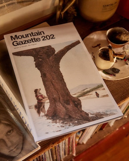 Mountain Gazette magazine issue 202 with original cover art by Harry Bliss
