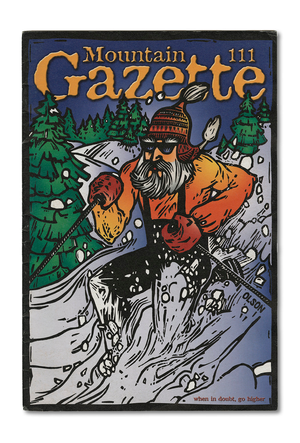 Issue 111 Cover Art – Mountain Gazette
