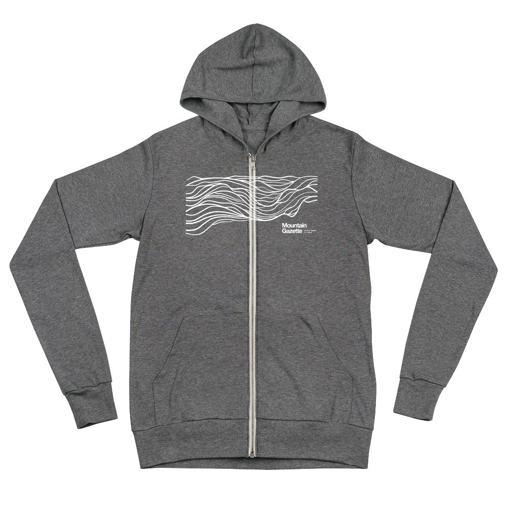 Mountain Wave Zip Hoodie