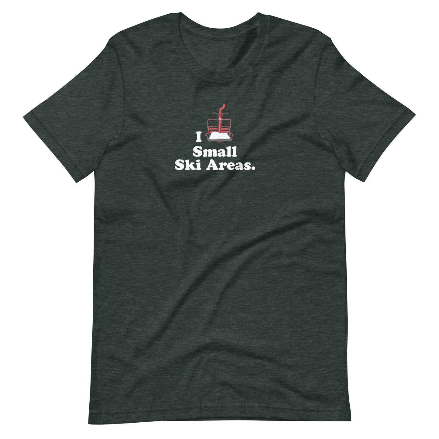 I Love Small Ski Areas T-Shirt