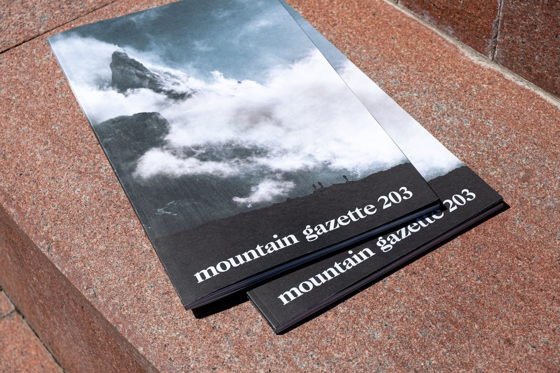 Mountain Gazette 203 the Spring 2025 Large Format Mountain Culture Magazine