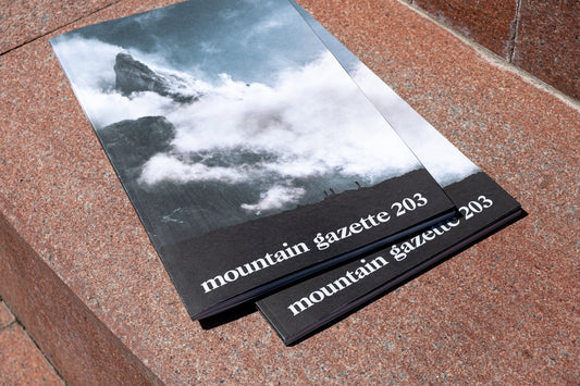 Mountain Gazette 203 the Spring 2025 Large Format Mountain Culture Magazine