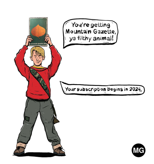 Holiday Gift Subscription to Mountain Gazette