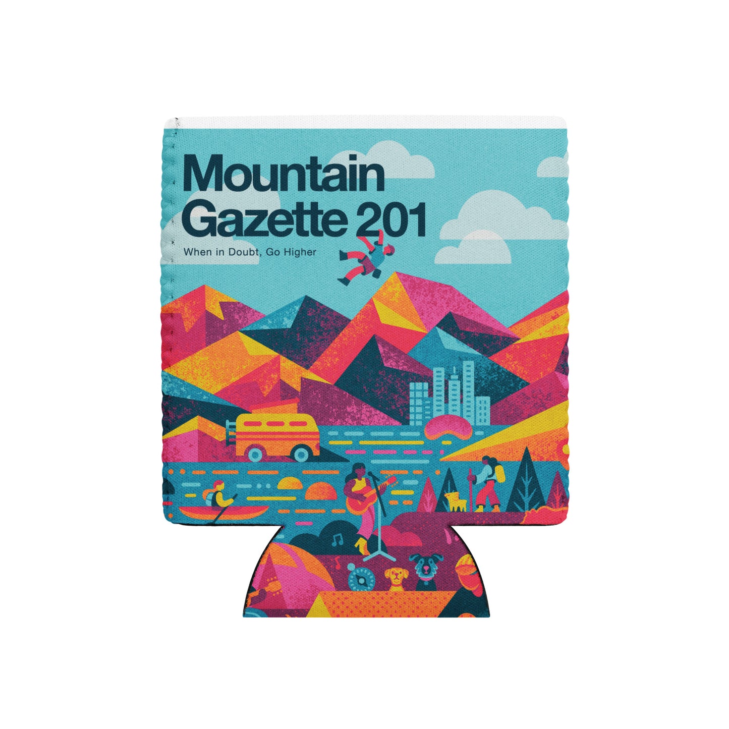 Mountain Gazette 201 Summer Koozie