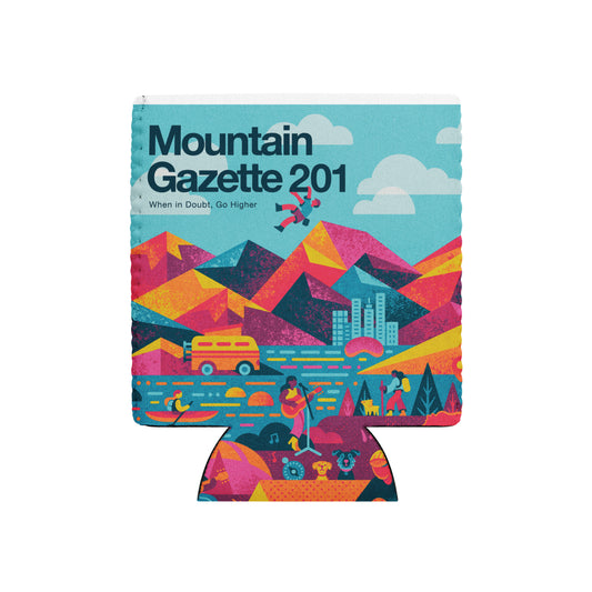 Mountain Gazette 201 Summer Koozie