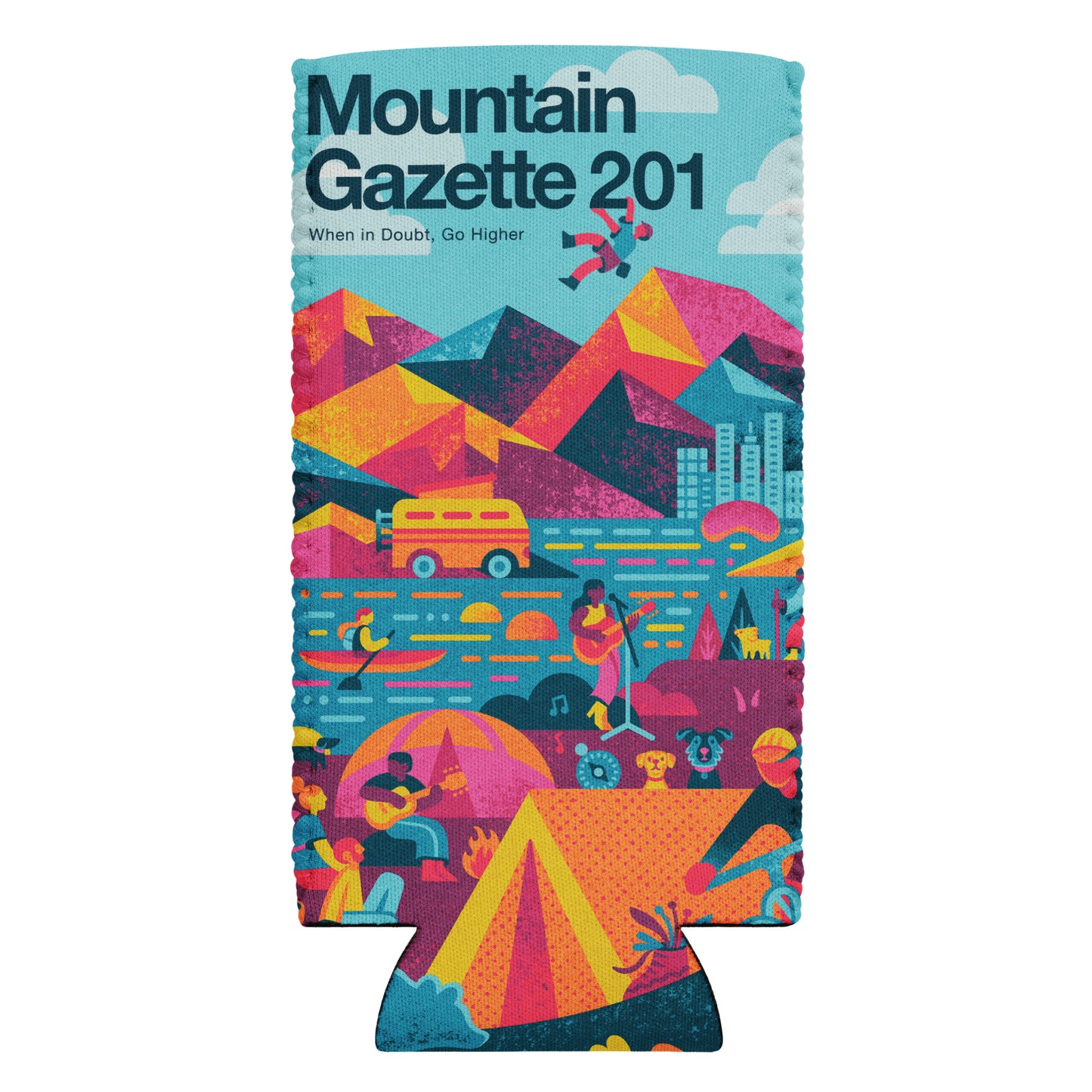 Mountain Gazette 201 Summer Koozie