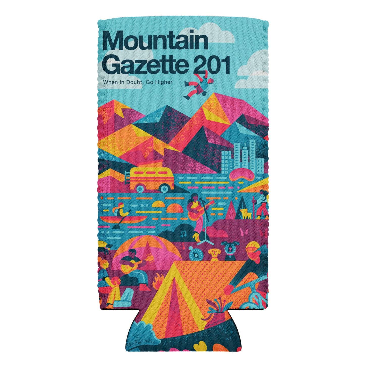 Mountain Gazette 201 Summer Koozie