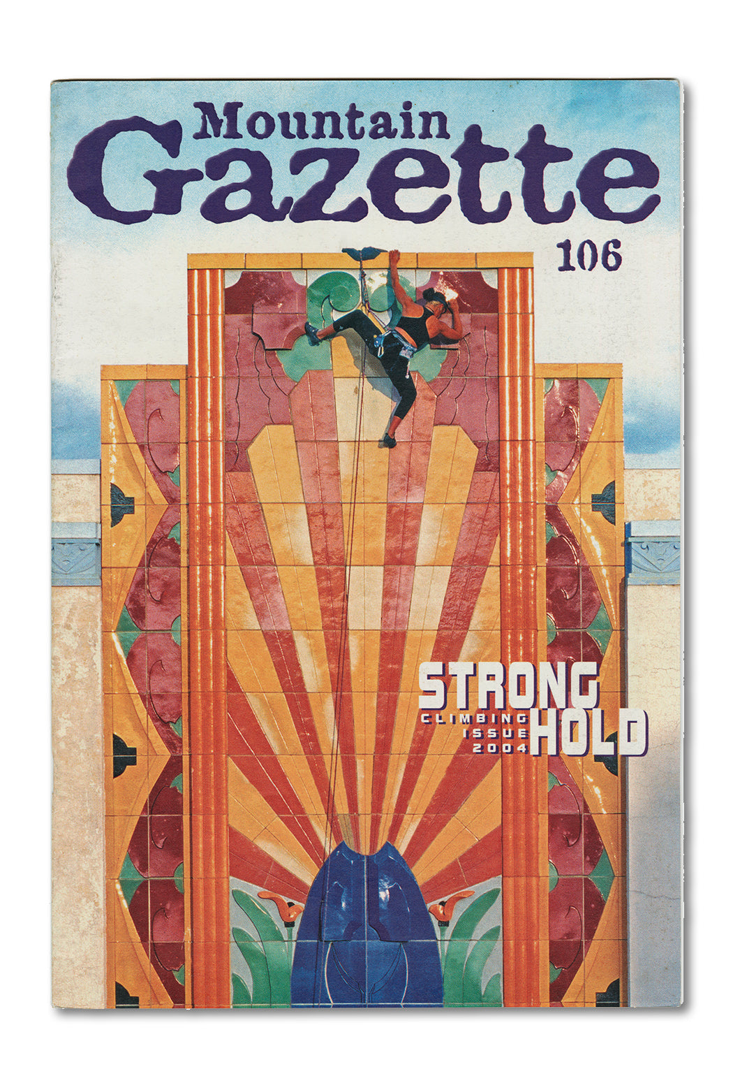 Vintage cover art from Issue 106 the climbing issue of Mountain Gazette Magazine